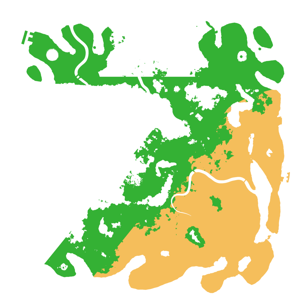 Biome Rust Map: Procedural Map, Size: 4500, Seed: 1796461857