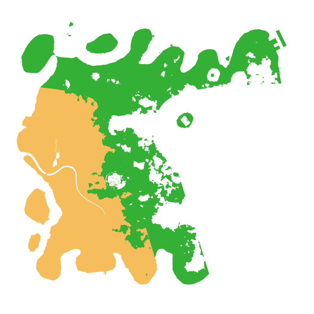 Biome Rust Map: Procedural Map, Size: 3600, Seed: 441287897