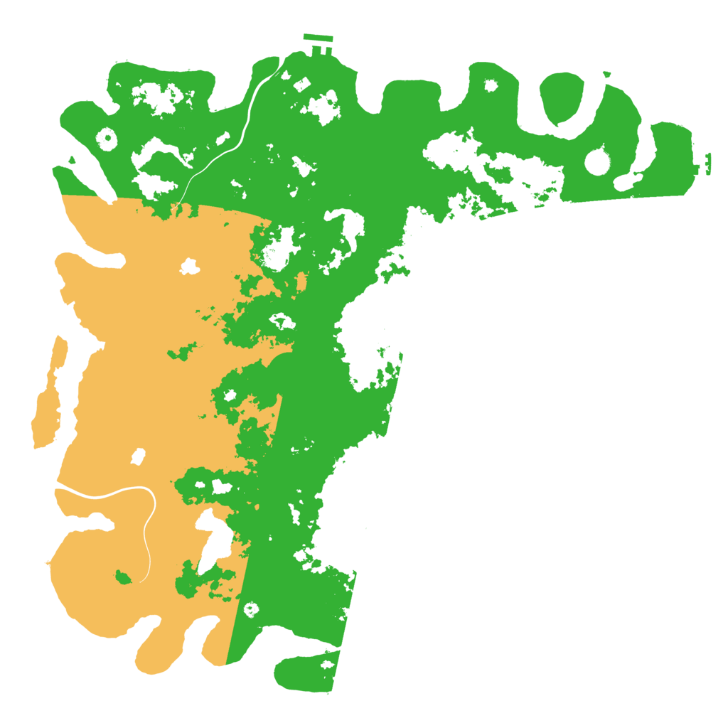 Biome Rust Map: Procedural Map, Size: 5000, Seed: 500210