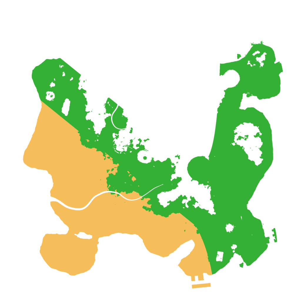 Biome Rust Map: Procedural Map, Size: 3250, Seed: 1972758970