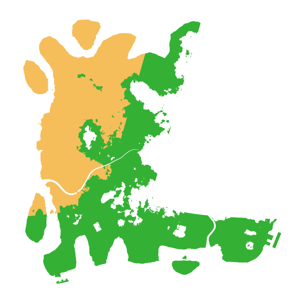 Biome Rust Map: Procedural Map, Size: 3700, Seed: 1480882643