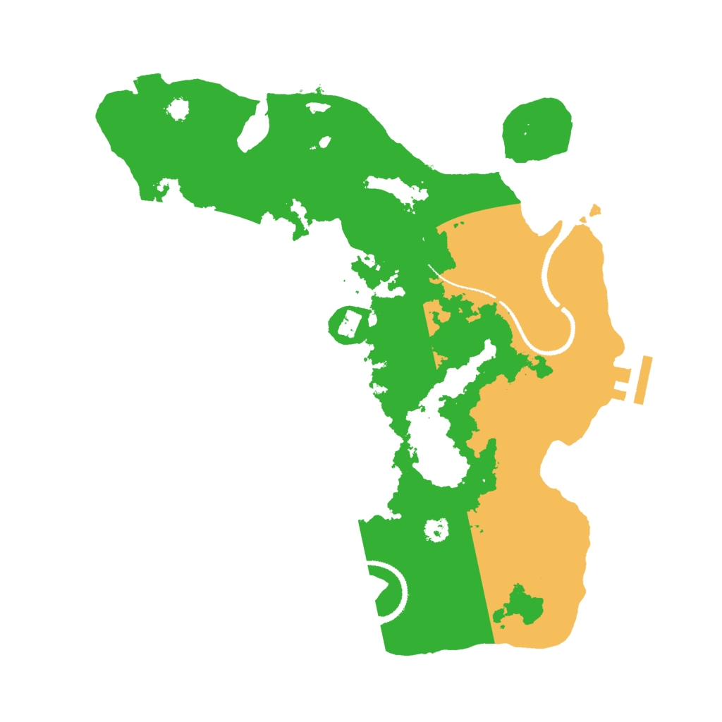 Biome Rust Map: Procedural Map, Size: 3000, Seed: 817554992