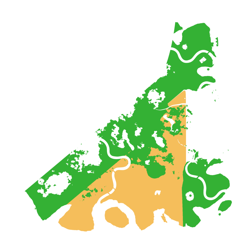 Biome Rust Map: Procedural Map, Size: 4250, Seed: 43265872