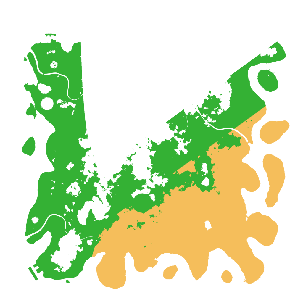 Biome Rust Map: Procedural Map, Size: 4200, Seed: 778966632