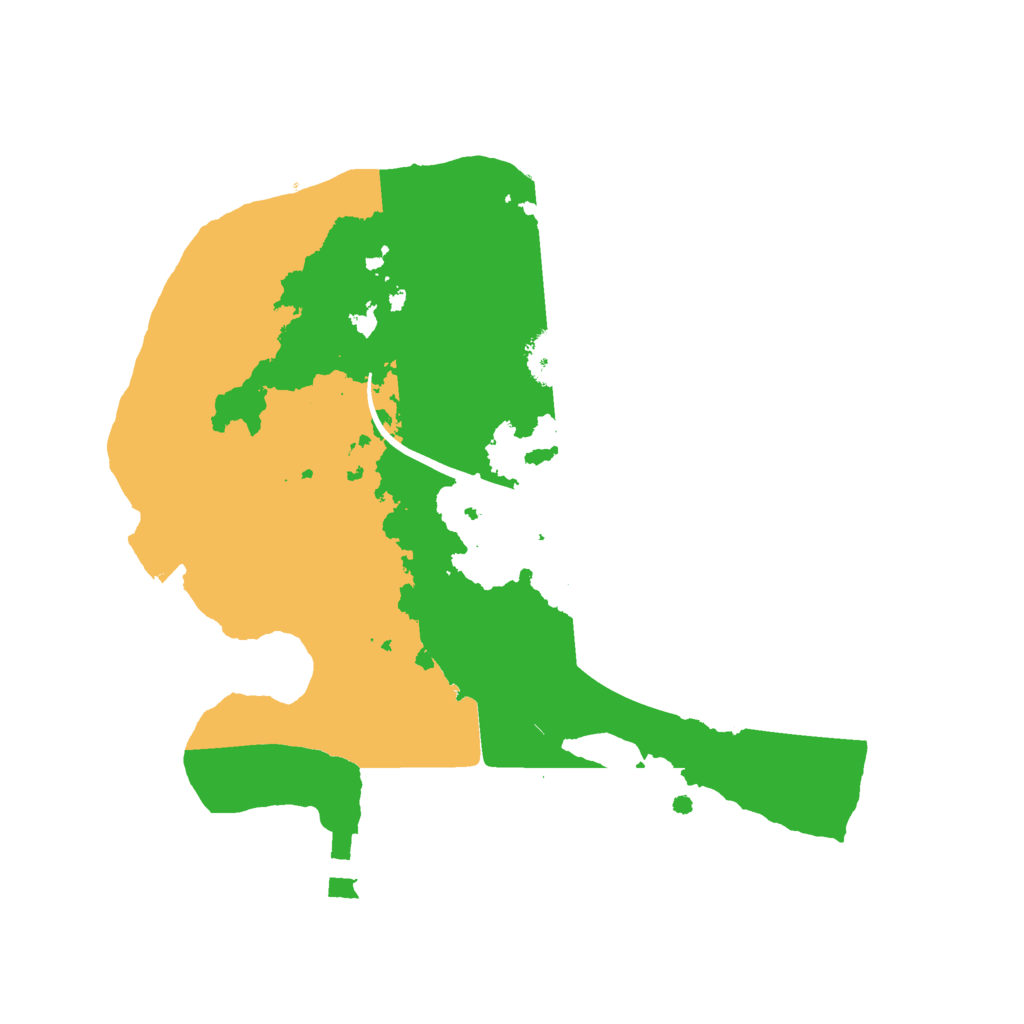 Biome Rust Map: Procedural Map, Size: 2100, Seed: 3251