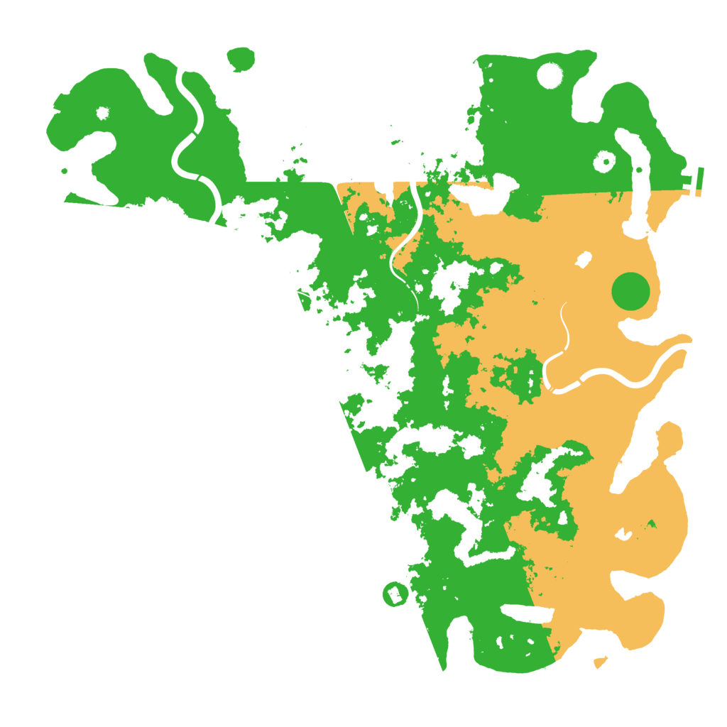 Biome Rust Map: Procedural Map, Size: 5000, Seed: 1077152473