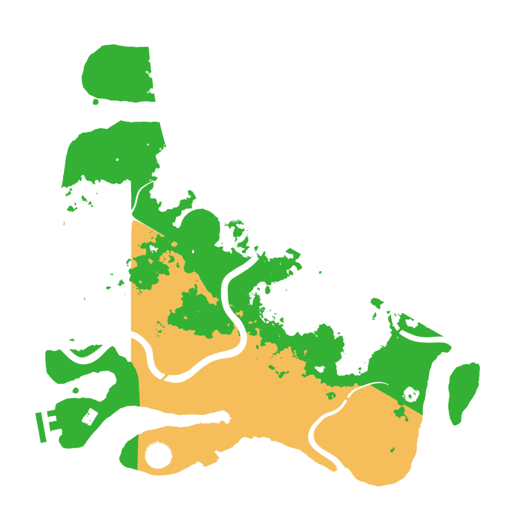 Biome Rust Map: Procedural Map, Size: 3500, Seed: 902733890
