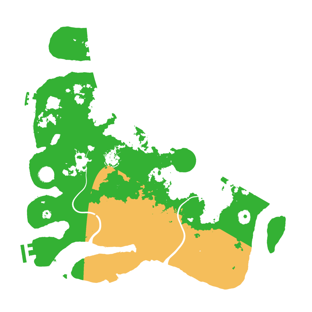 Biome Rust Map: Procedural Map, Size: 3500, Seed: 902733890