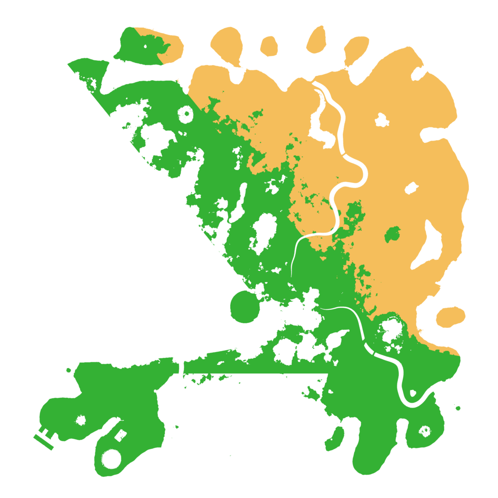 Biome Rust Map: Procedural Map, Size: 4500, Seed: 94623358