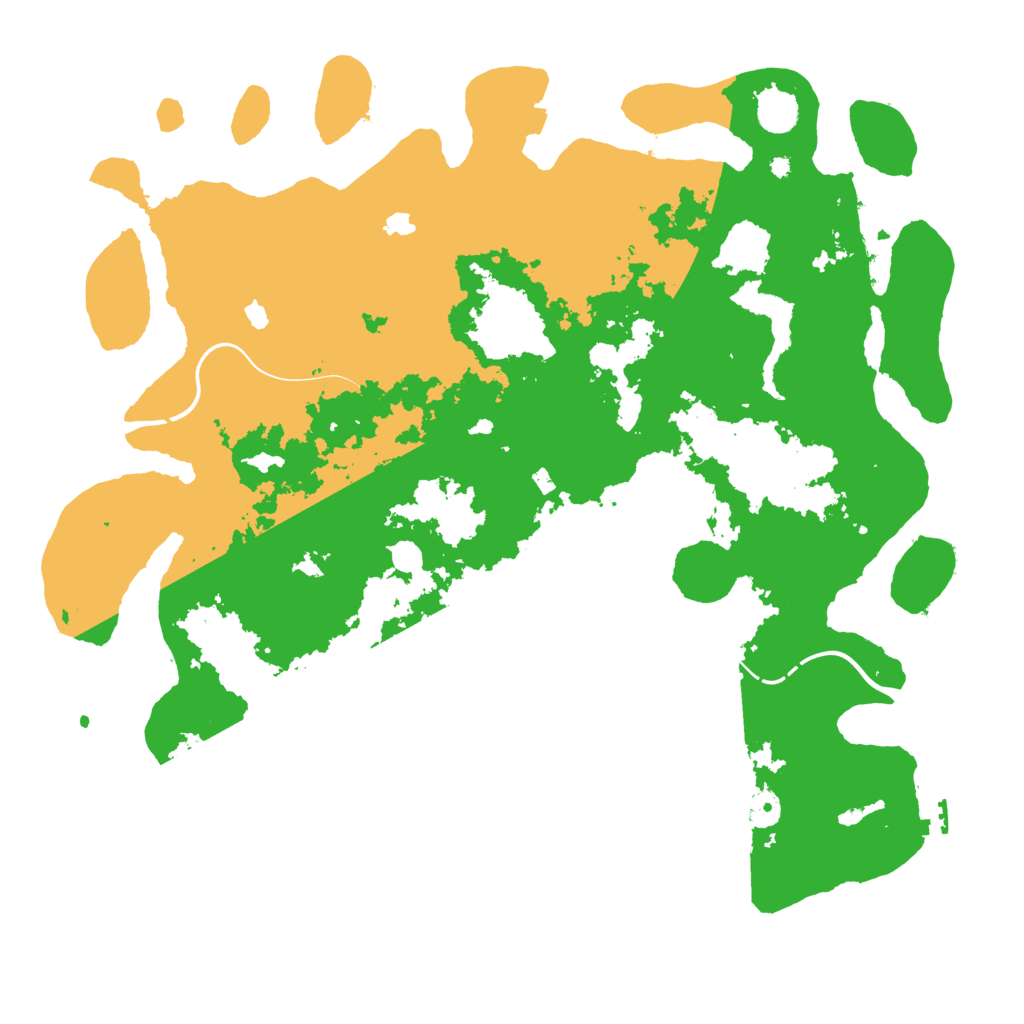 Biome Rust Map: Procedural Map, Size: 4500, Seed: 469709393