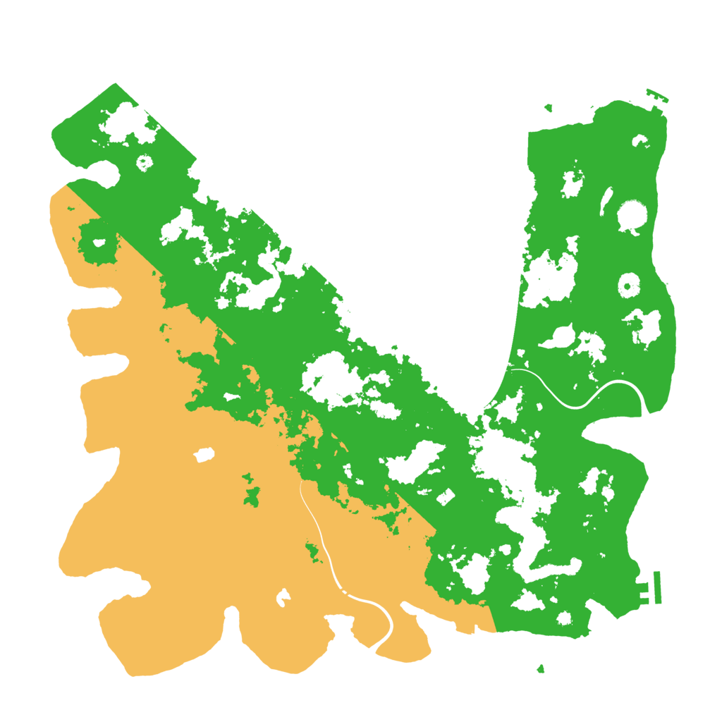 Biome Rust Map: Procedural Map, Size: 4500, Seed: 1728127277