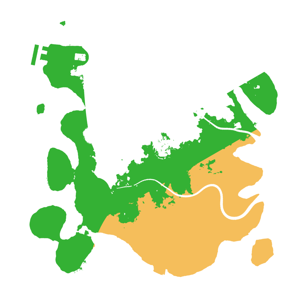 Biome Rust Map: Procedural Map, Size: 3000, Seed: 34972