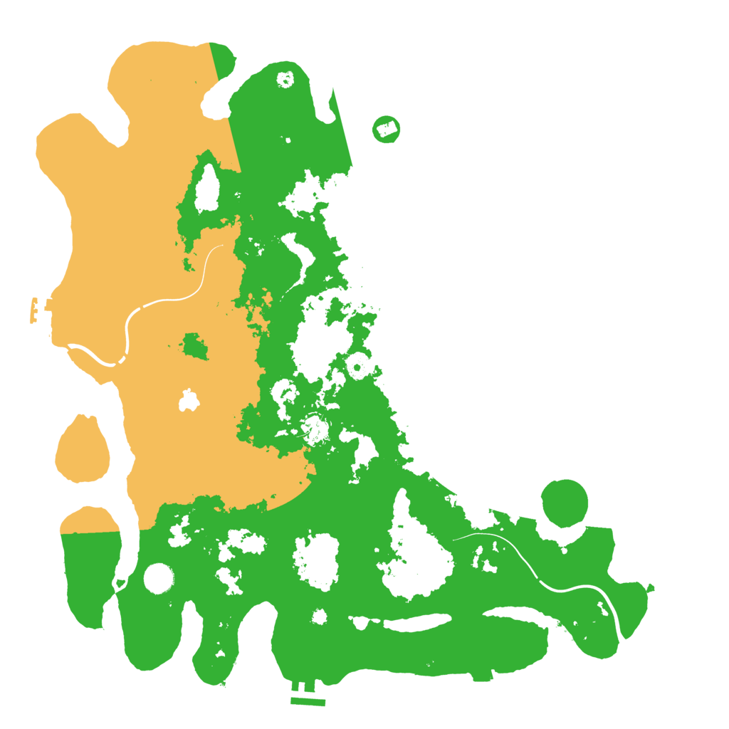 Biome Rust Map: Procedural Map, Size: 4250, Seed: 1329630903