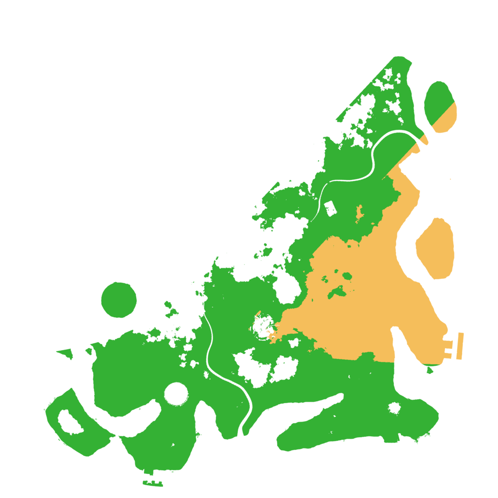 Biome Rust Map: Procedural Map, Size: 3750, Seed: 1339671705