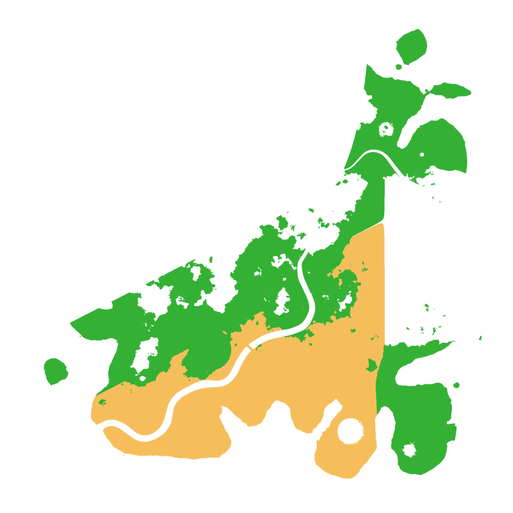 Biome Rust Map: Procedural Map, Size: 3500, Seed: 1400137616
