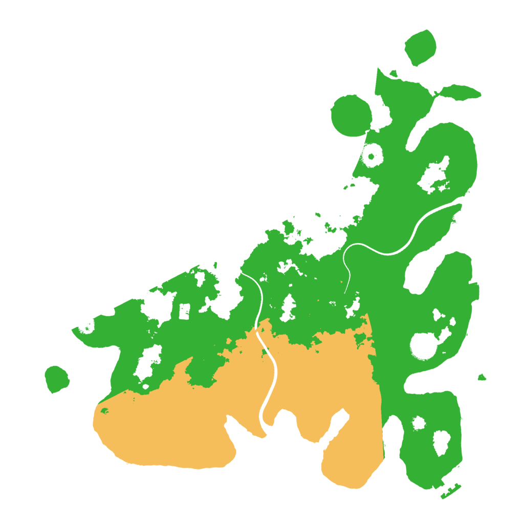 Biome Rust Map: Procedural Map, Size: 3500, Seed: 1400137616