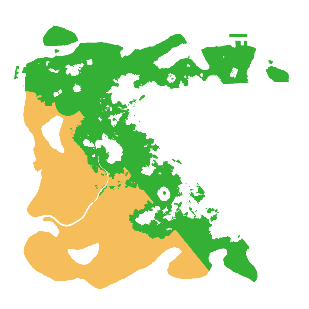 Biome Rust Map: Procedural Map, Size: 3500, Seed: 773506273