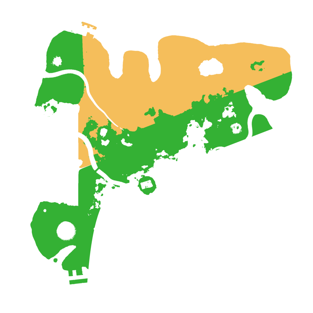 Biome Rust Map: Procedural Map, Size: 3000, Seed: 1548521321