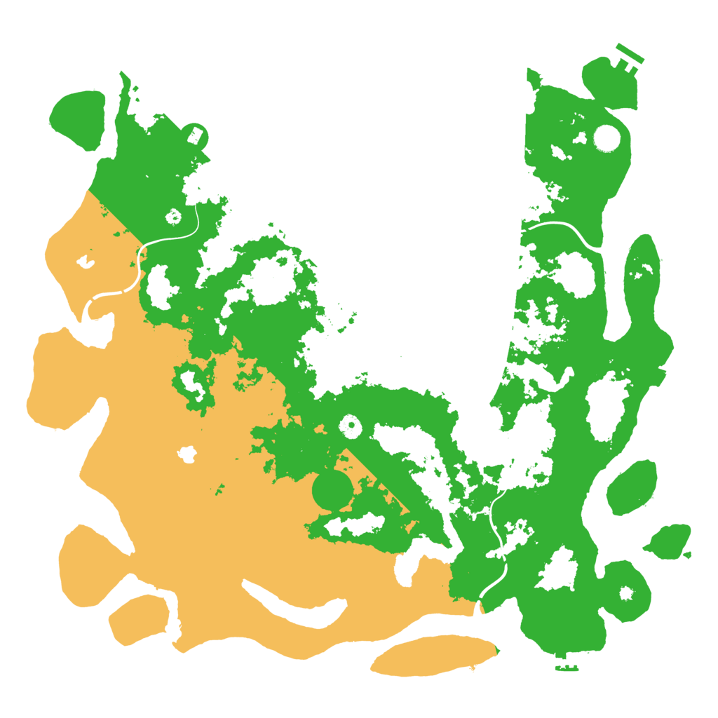 Biome Rust Map: Procedural Map, Size: 4700, Seed: 1076965673