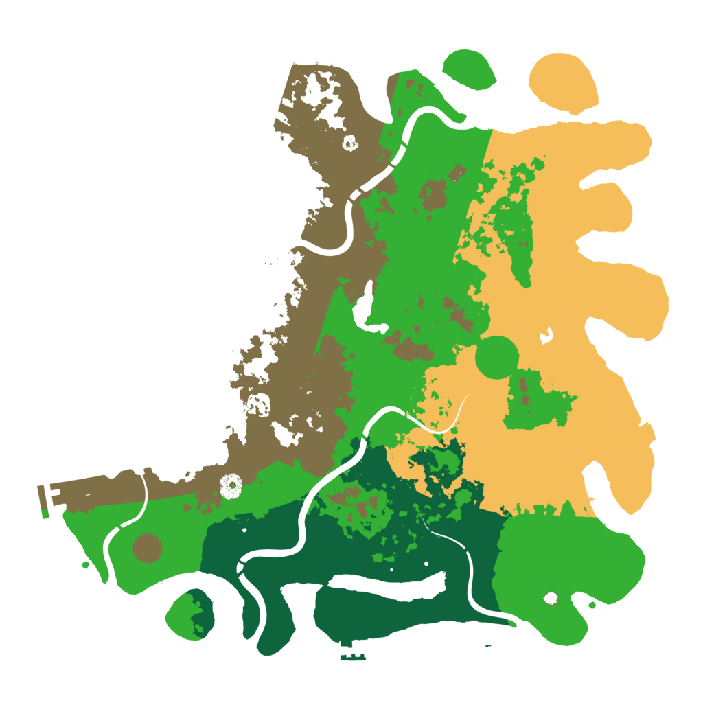 Biome Rust Map: Procedural Map, Size: 4250, Seed: 109566832