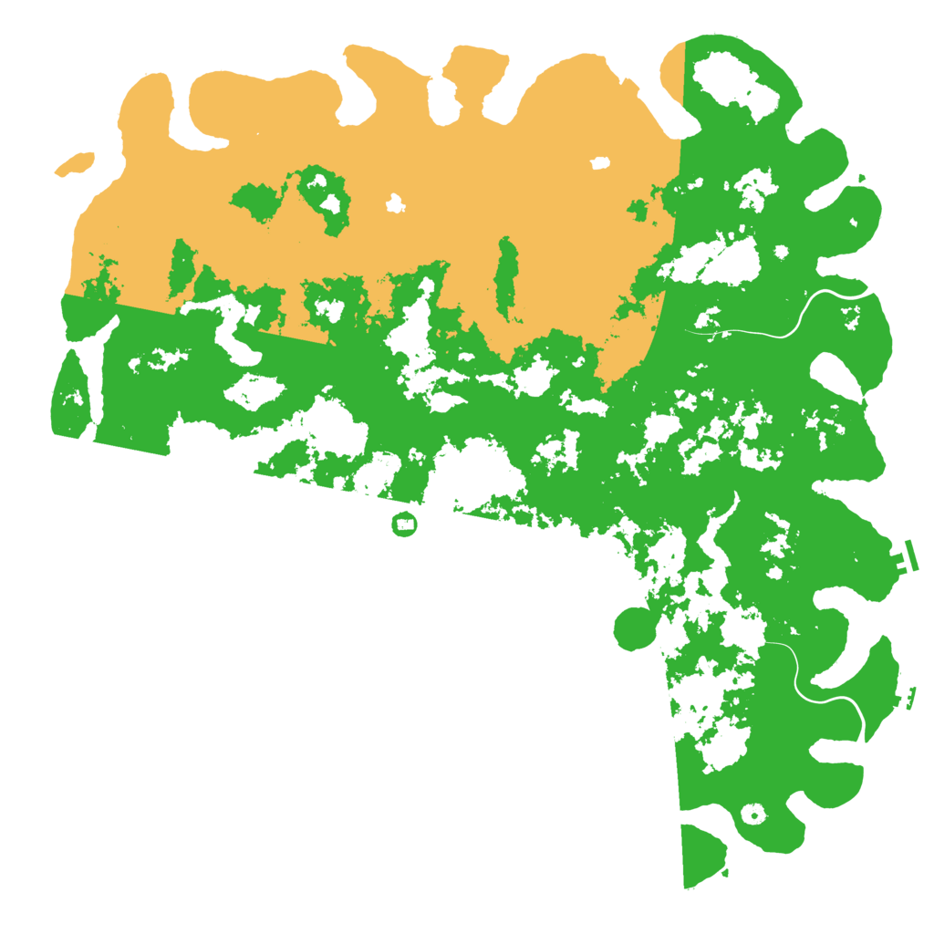 Biome Rust Map: Procedural Map, Size: 6000, Seed: 1103717808