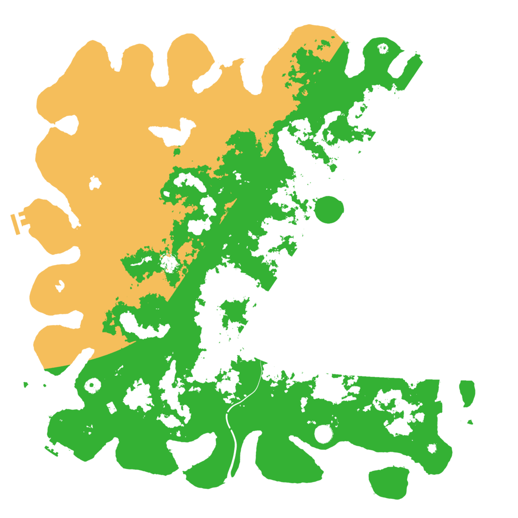 Biome Rust Map: Procedural Map, Size: 5000, Seed: 1591450671