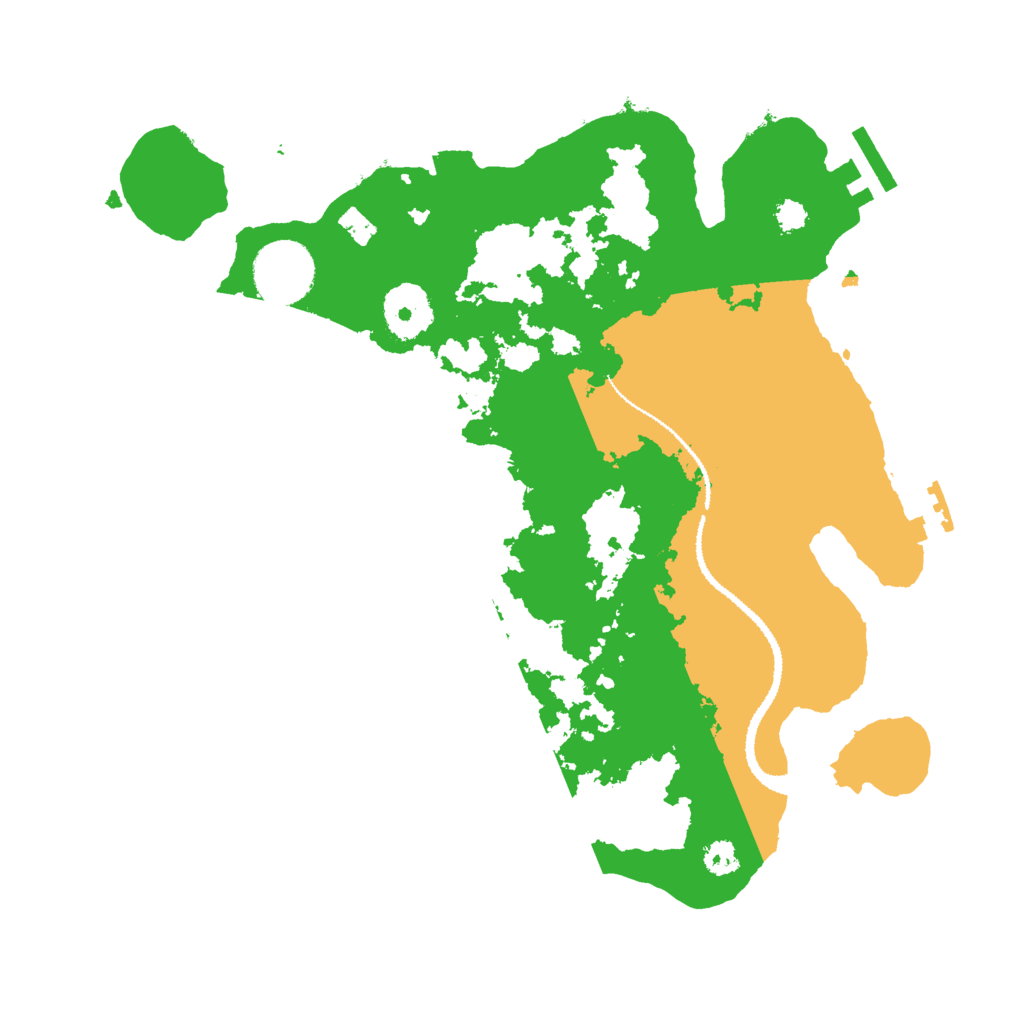 Biome Rust Map: Procedural Map, Size: 3000, Seed: 1338283618