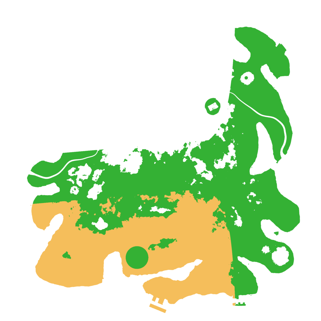 Biome Rust Map: Procedural Map, Size: 3750, Seed: 235167