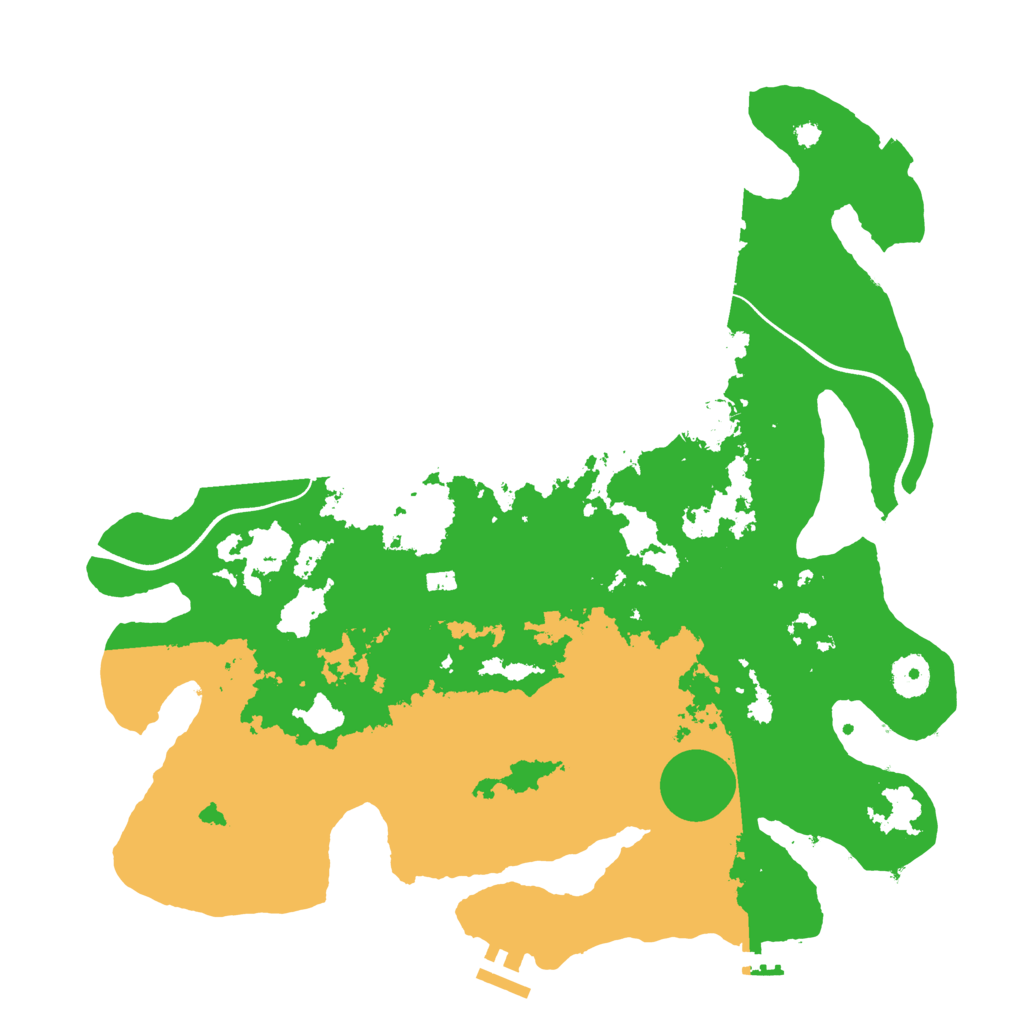 Biome Rust Map: Procedural Map, Size: 3750, Seed: 235167