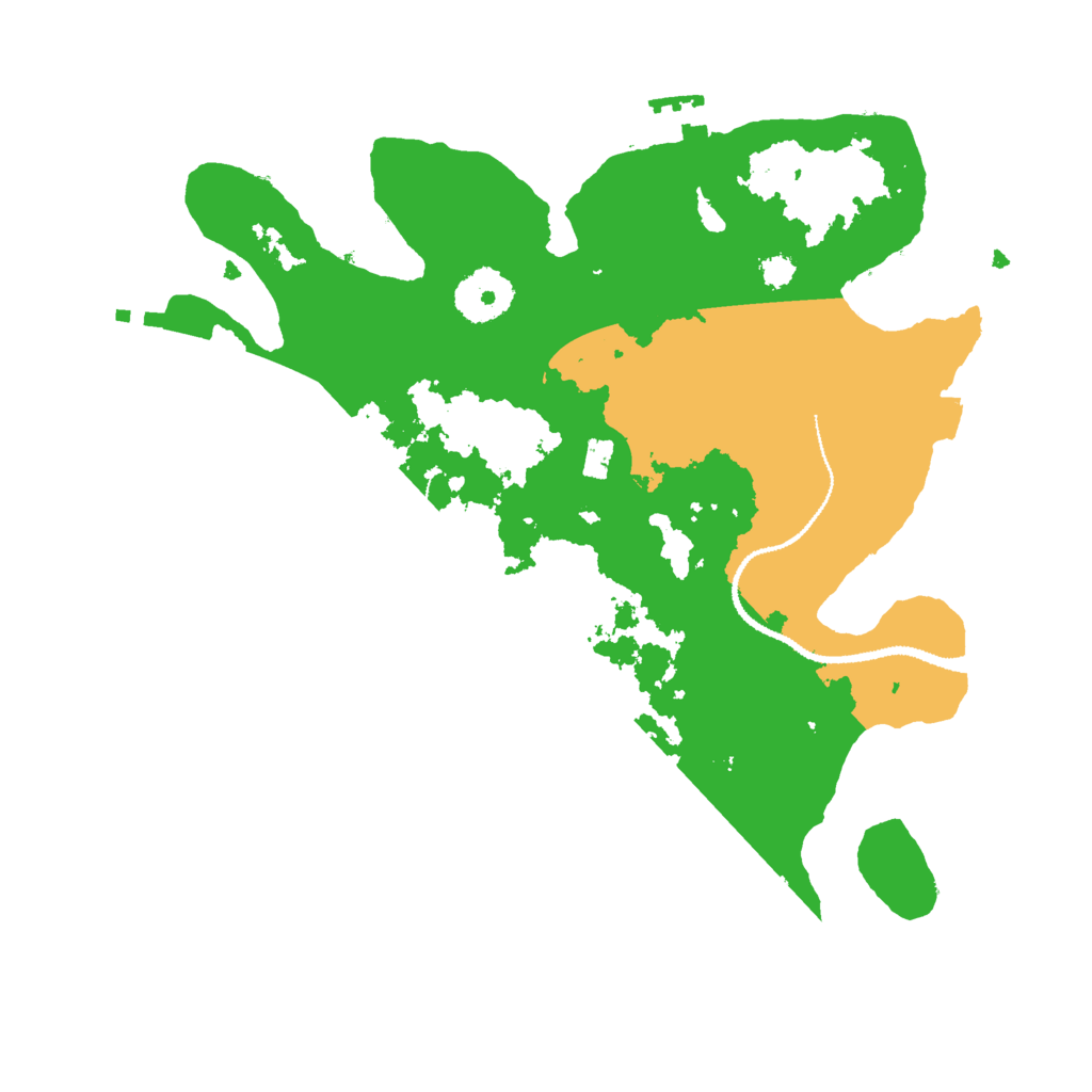 Biome Rust Map: Procedural Map, Size: 3000, Seed: 19509