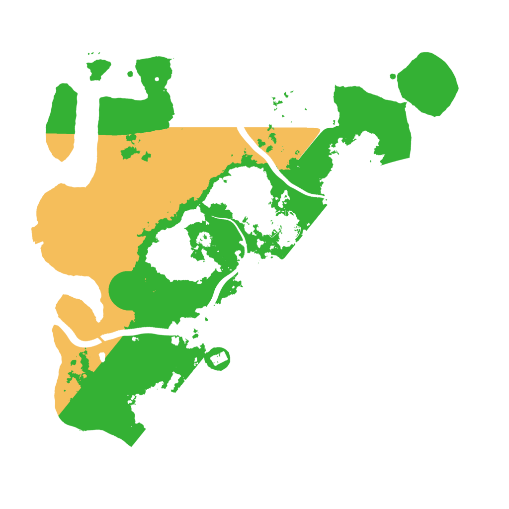 Biome Rust Map: Procedural Map, Size: 3500, Seed: 306295865
