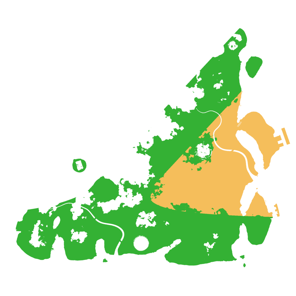 Biome Rust Map: Procedural Map, Size: 3500, Seed: 1014344603