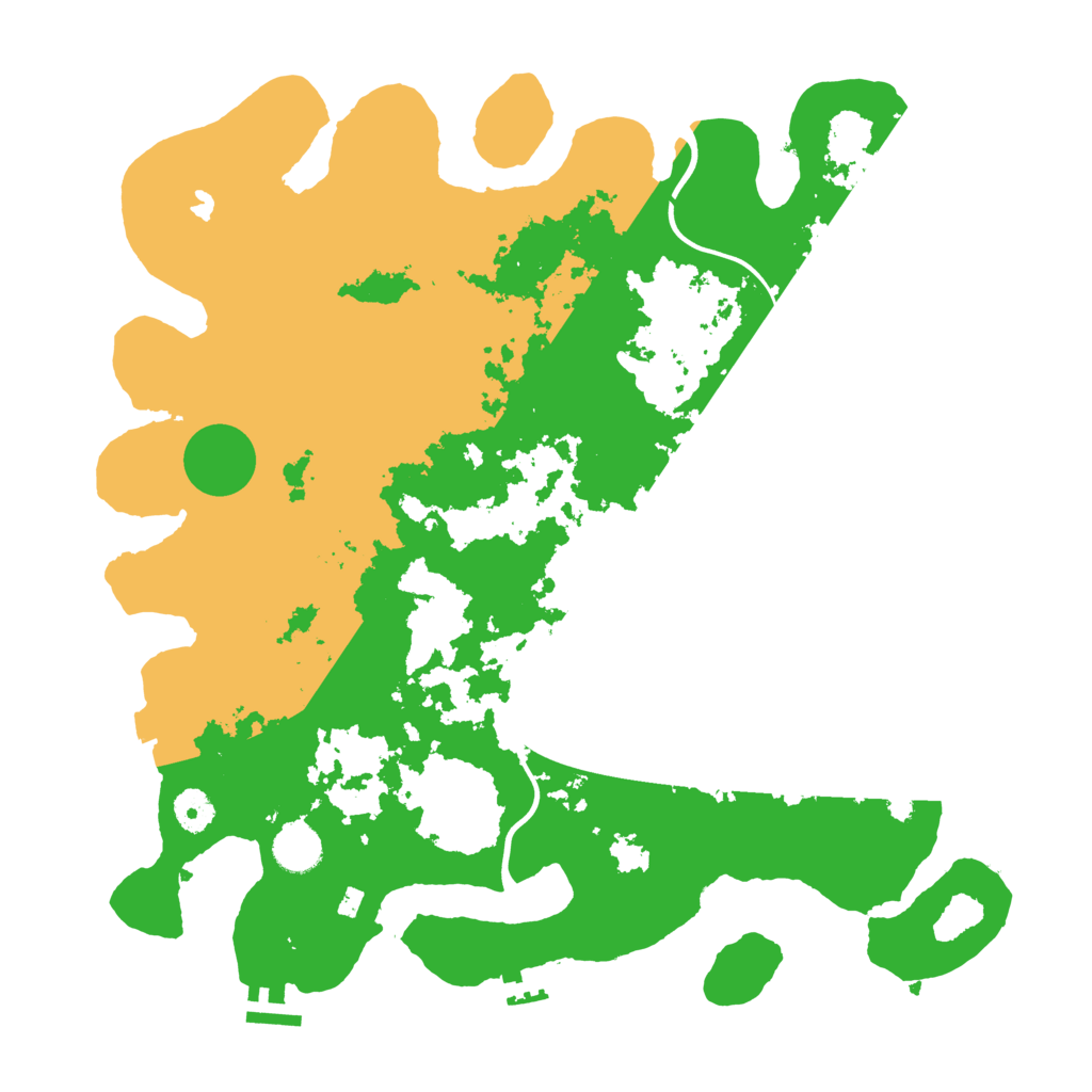 Biome Rust Map: Procedural Map, Size: 4000, Seed: 4958514