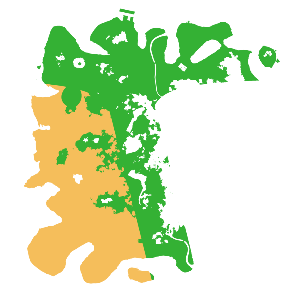 Biome Rust Map: Procedural Map, Size: 4000, Seed: 64516541