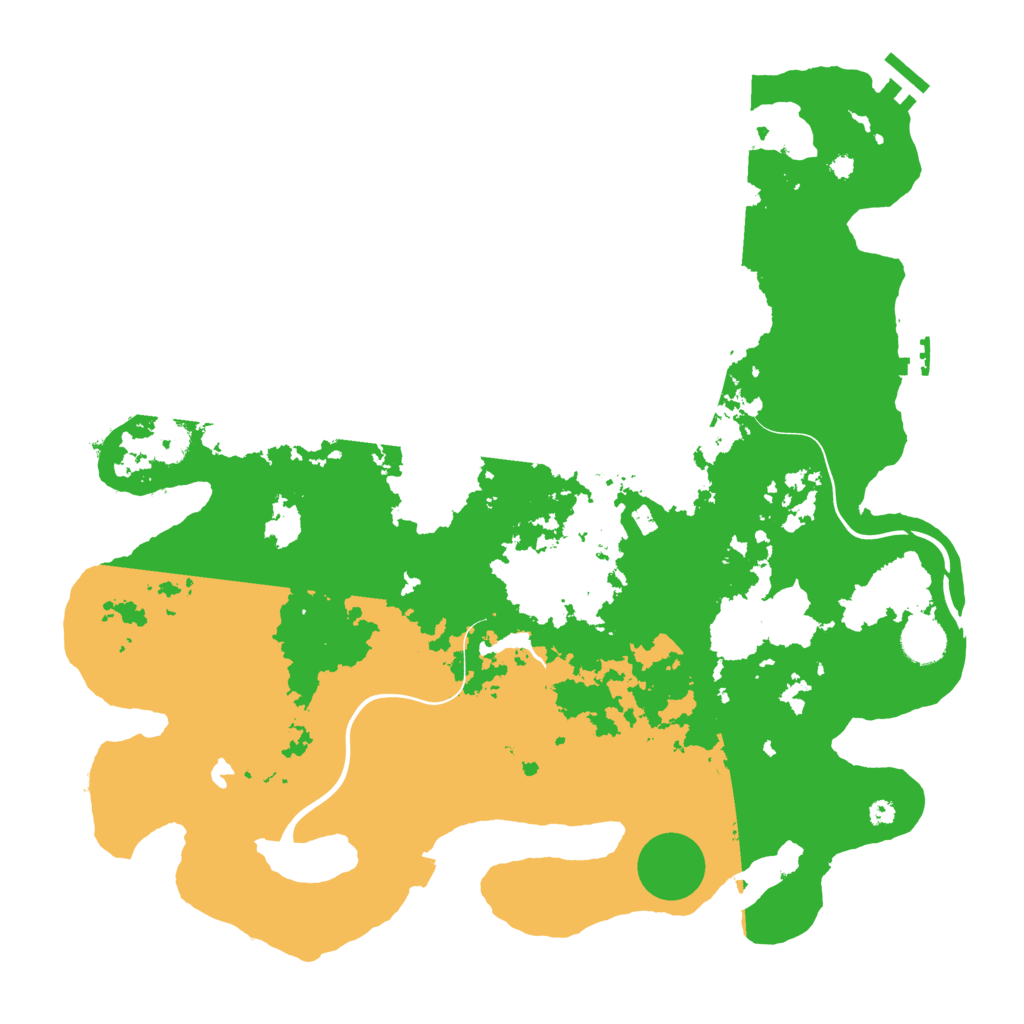 Biome Rust Map: Procedural Map, Size: 4000, Seed: 584963055