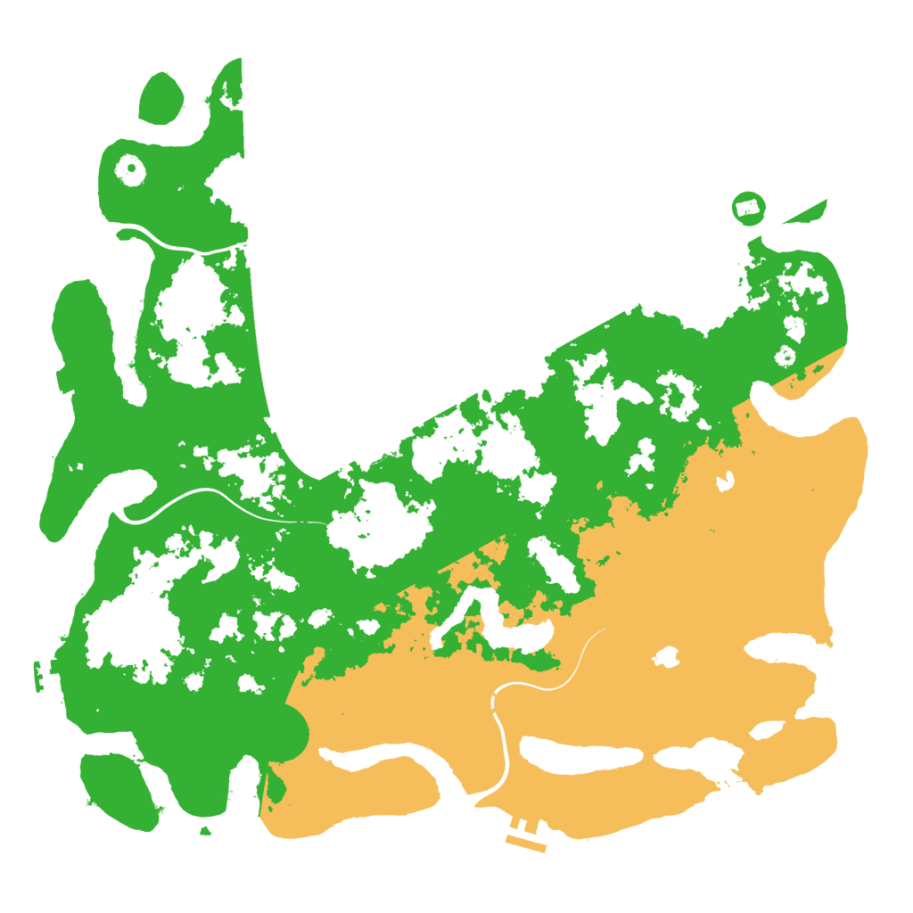 Biome Rust Map: Procedural Map, Size: 4500, Seed: 1798117684