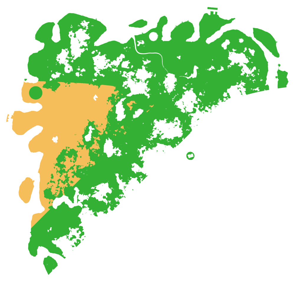 Biome Rust Map: Procedural Map, Size: 6000, Seed: 12000