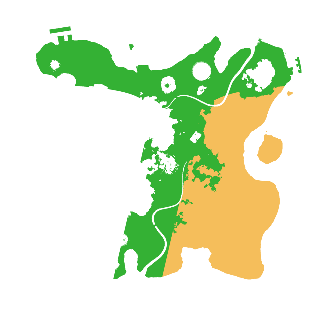 Biome Rust Map: Procedural Map, Size: 3000, Seed: 8125