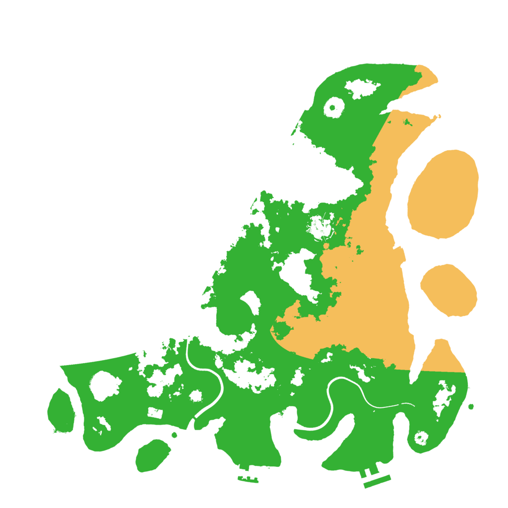 Biome Rust Map: Procedural Map, Size: 3700, Seed: 1956073622