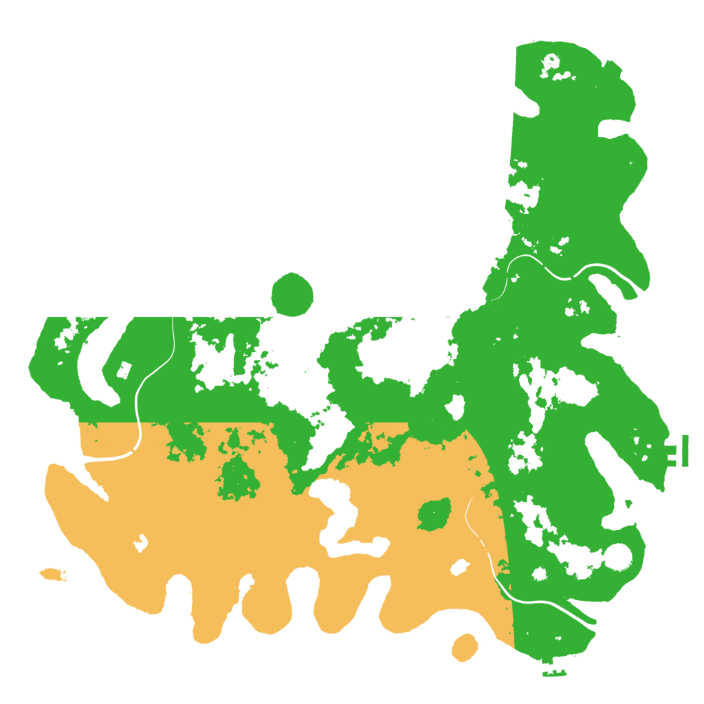 Biome Rust Map: Procedural Map, Size: 4500, Seed: 1994962074