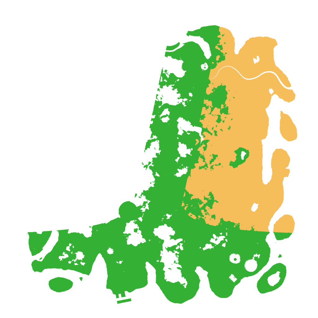 Biome Rust Map: Procedural Map, Size: 4500, Seed: 2080110895