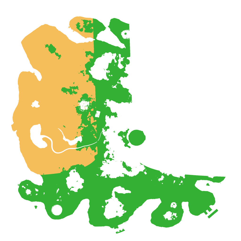 Biome Rust Map: Procedural Map, Size: 4000, Seed: 13002130