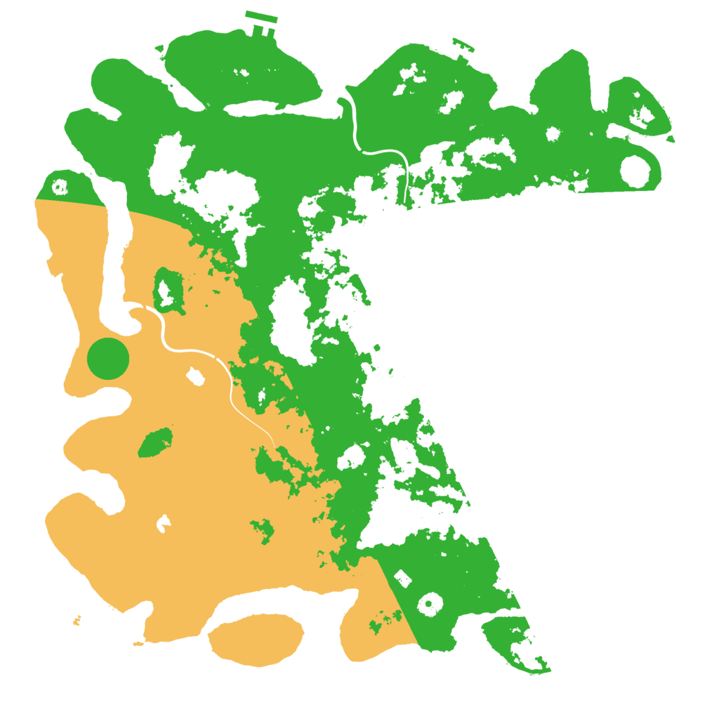 Biome Rust Map: Procedural Map, Size: 4500, Seed: 817059380