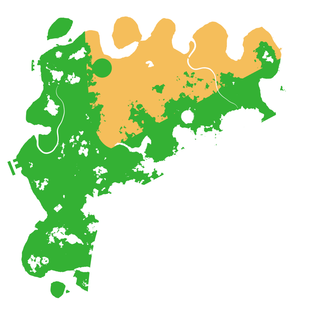 Biome Rust Map: Procedural Map, Size: 4388, Seed: 481981