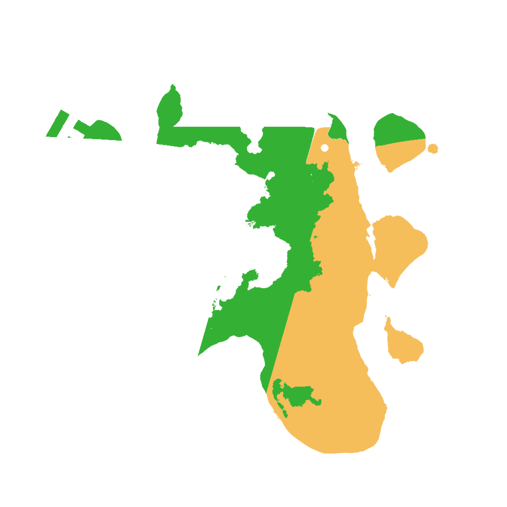 Biome Rust Map: Procedural Map, Size: 2000, Seed: 23385408