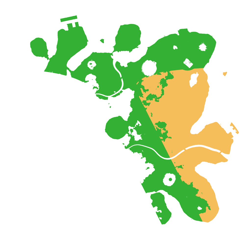 Biome Rust Map: Procedural Map, Size: 3000, Seed: 16262