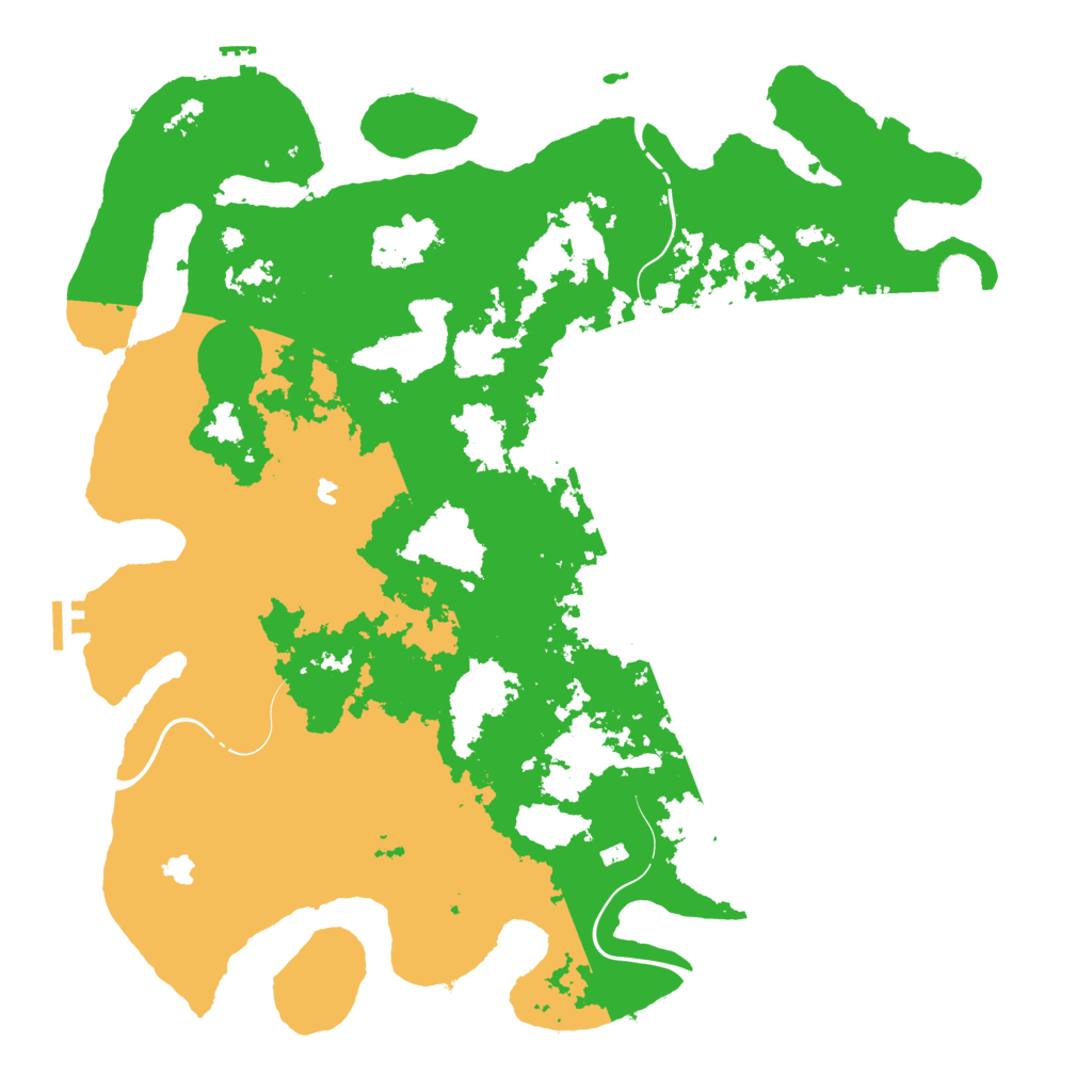 Biome Rust Map: Procedural Map, Size: 4500, Seed: 1668985957