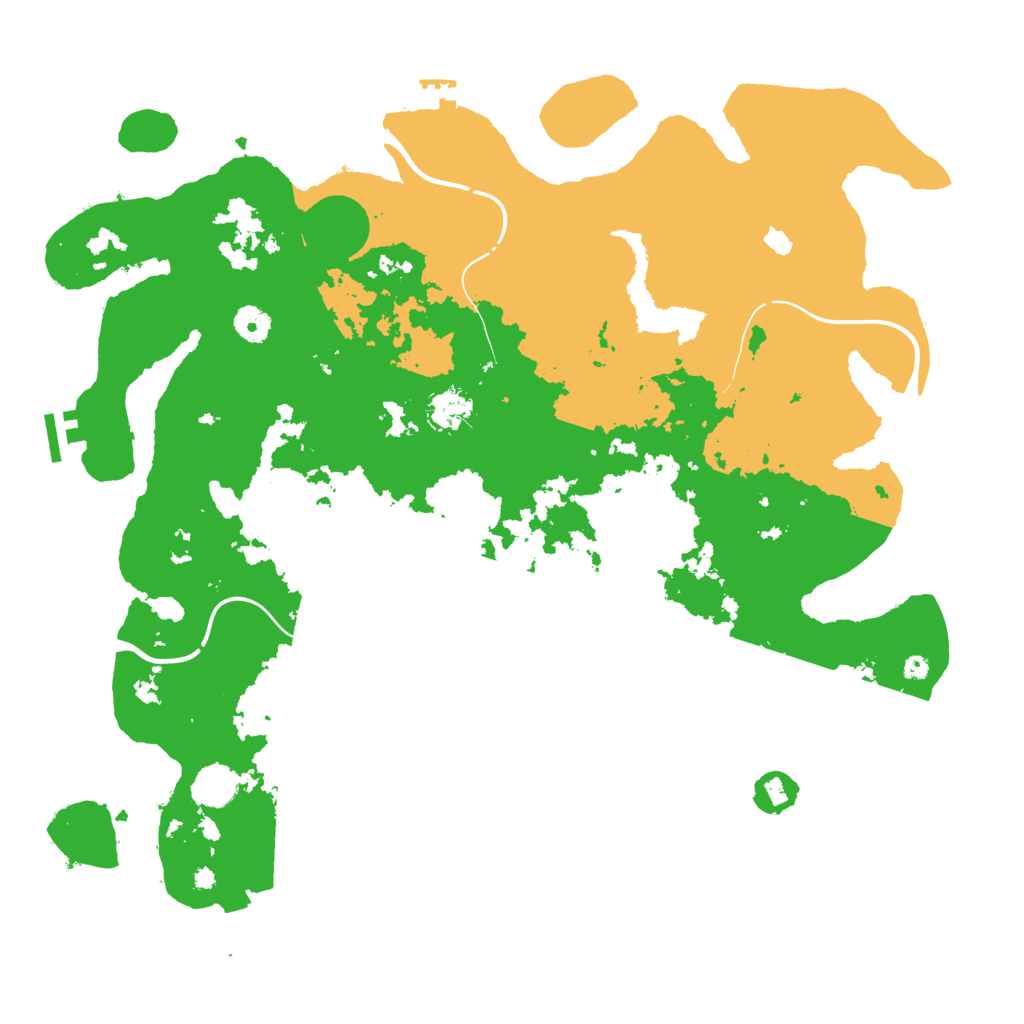 Biome Rust Map: Procedural Map, Size: 4250, Seed: 547569617