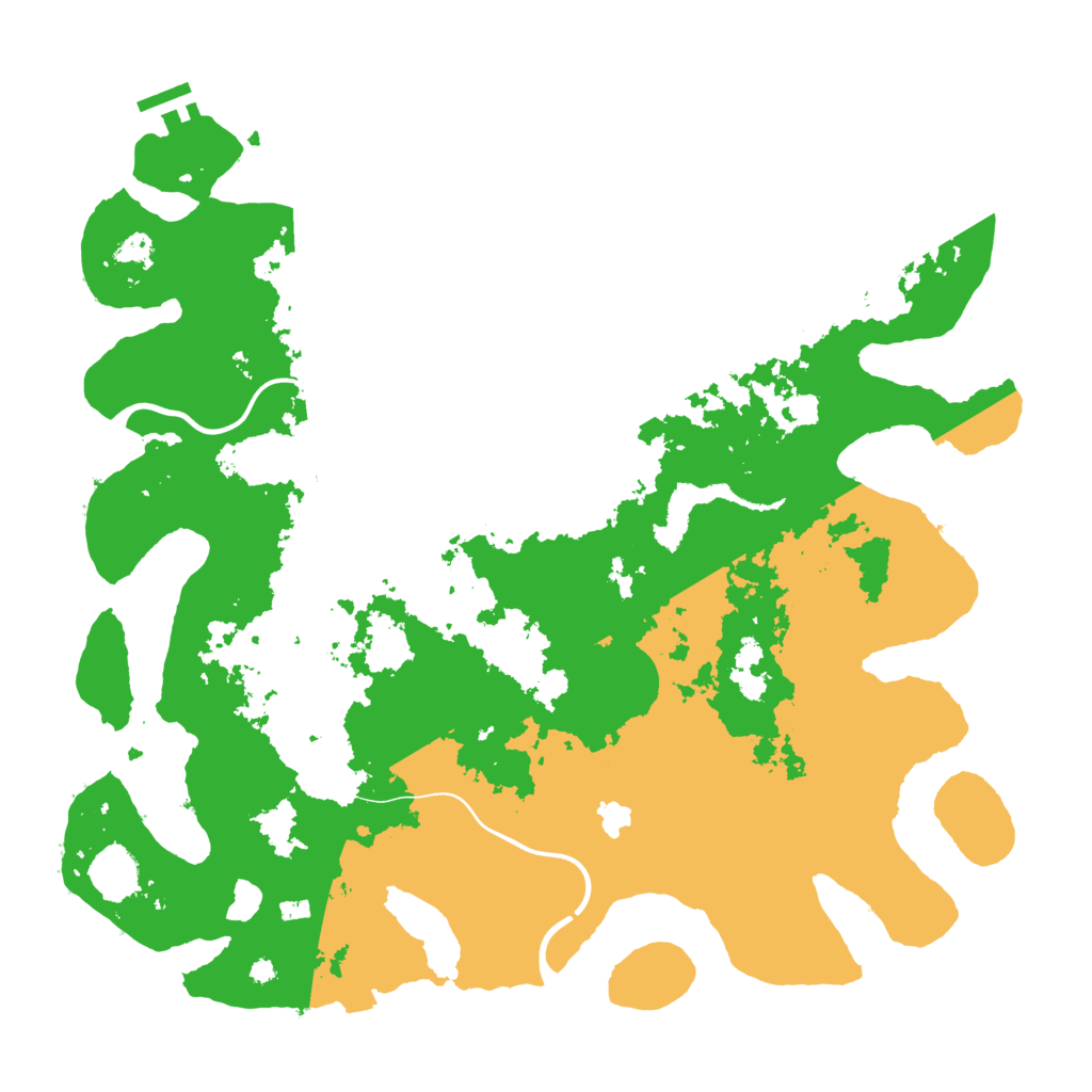 Biome Rust Map: Procedural Map, Size: 4000, Seed: 1077863622