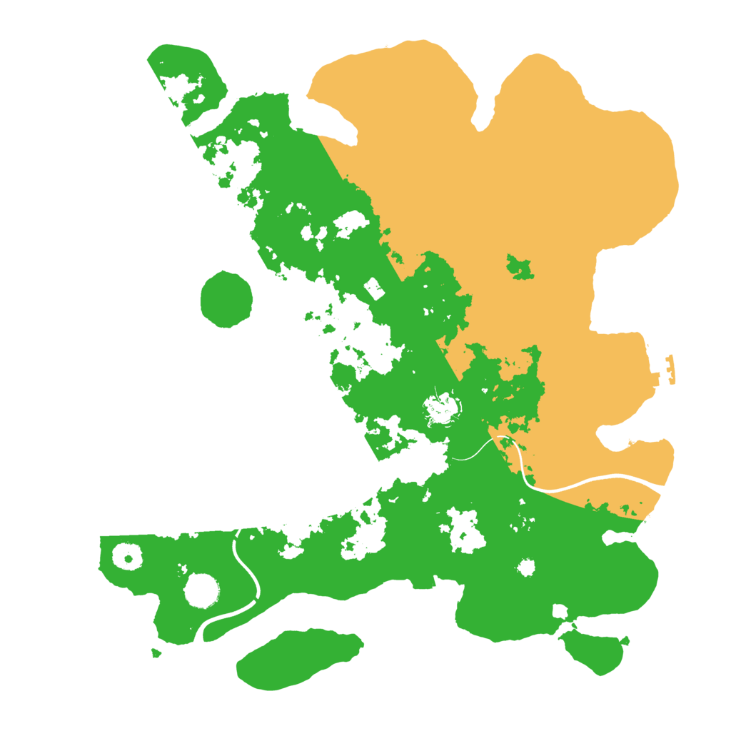 Biome Rust Map: Procedural Map, Size: 3750, Seed: 53126804